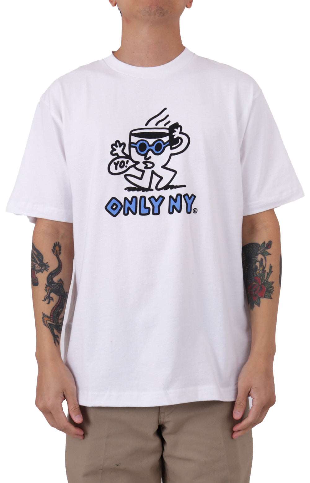 Yo Coffee T Shirt White