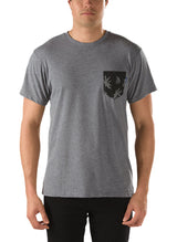 Peace Leaf Pocket T-Shirt - Grey