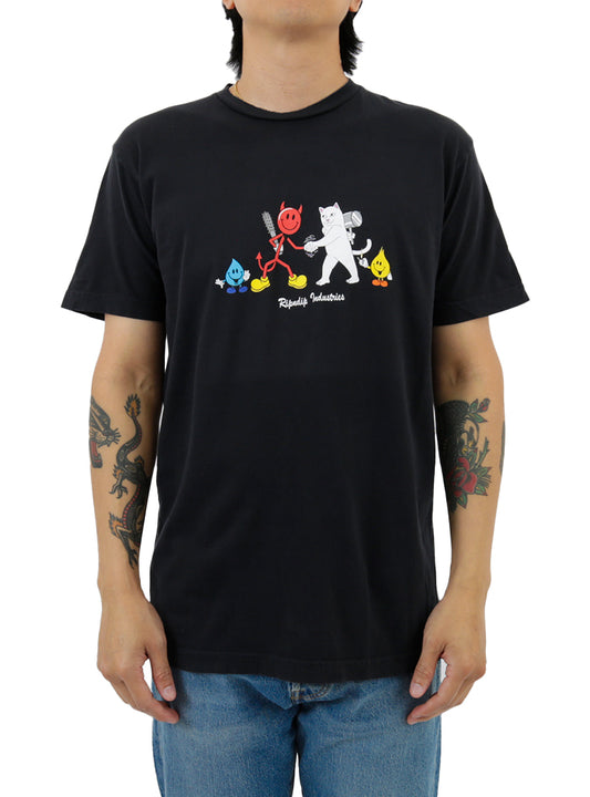 Nerm Vs Devilman T-Shirt - Black
