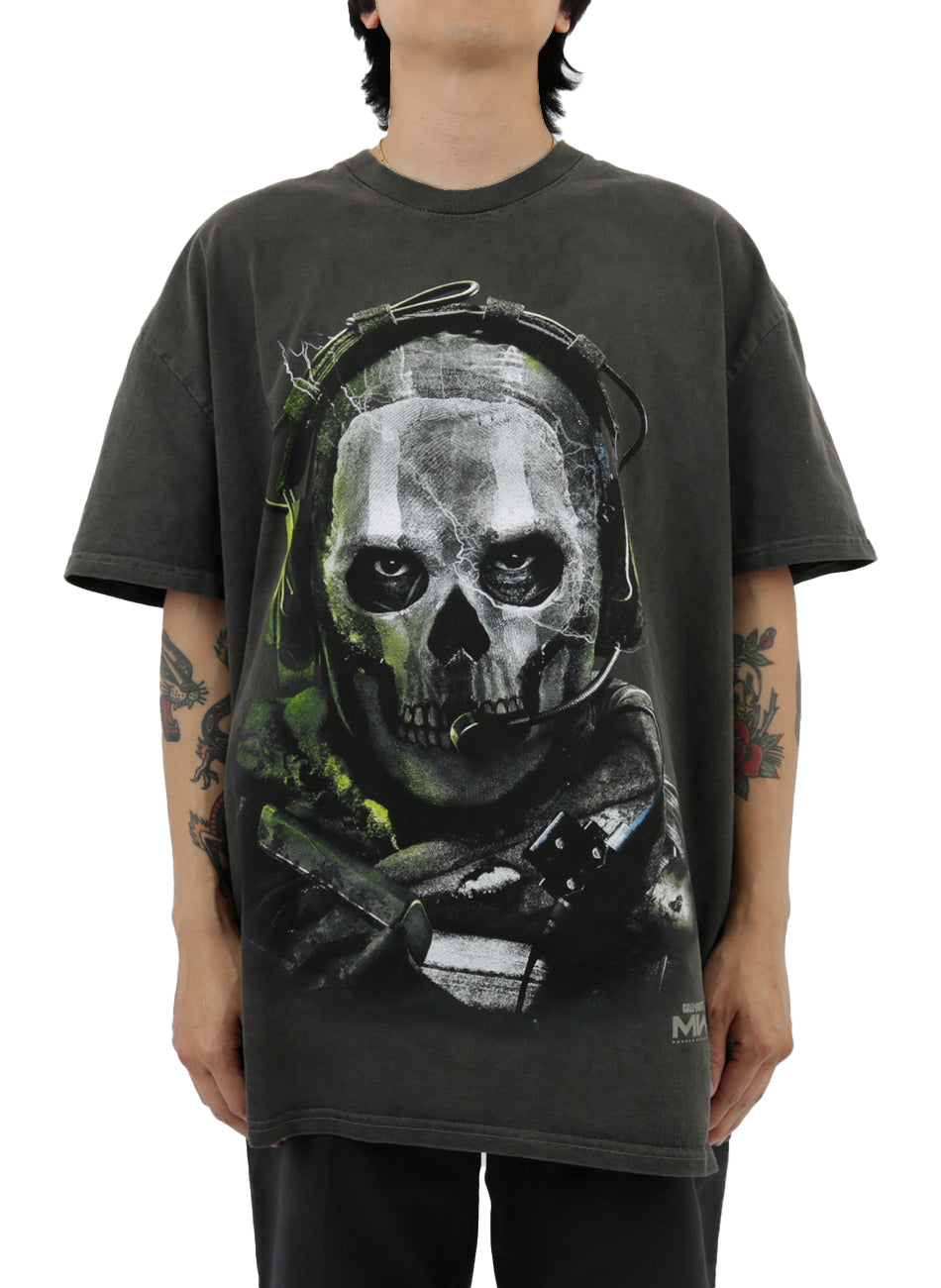 Ghost Heavyweight T-Shirt - Black