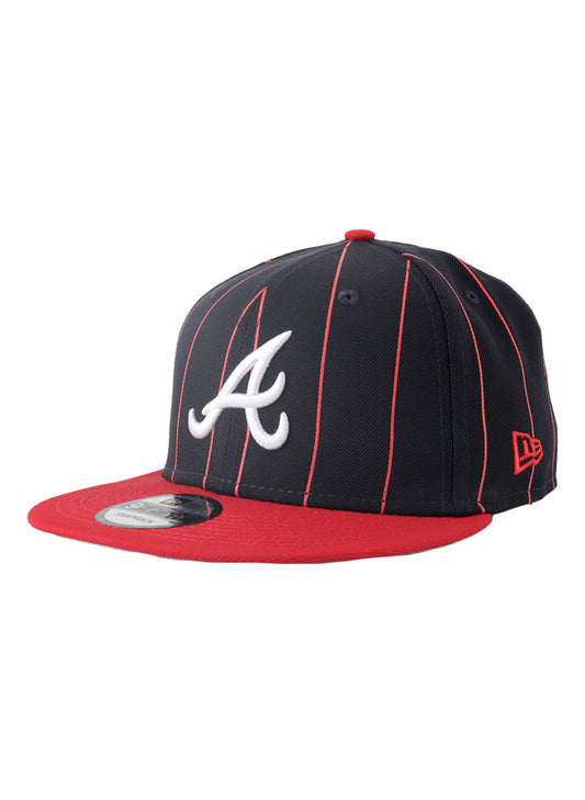 Atlanta Braves Vintage Pinstripe OTC 950 Snap-Back Hat (60305501)