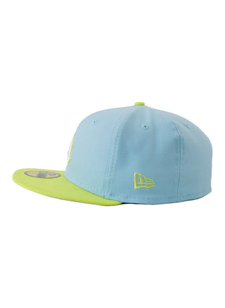 LA Dodgers Color Pack 5950 Fitted Cap - Cyber Green/Blue (60321603)