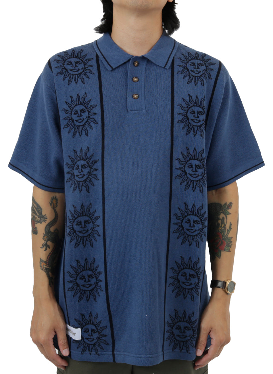 Solar Knit S/S Shirt - Harbour Blue