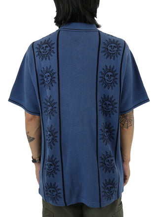 Solar Knit S/S Shirt - Harbour Blue
