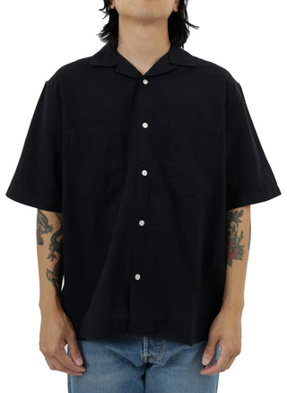 Oversized Poplin Shirt - Black
