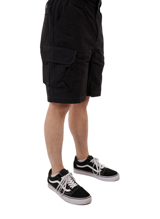 (WRR36BKX) Poplin Cargo Shorts - Black