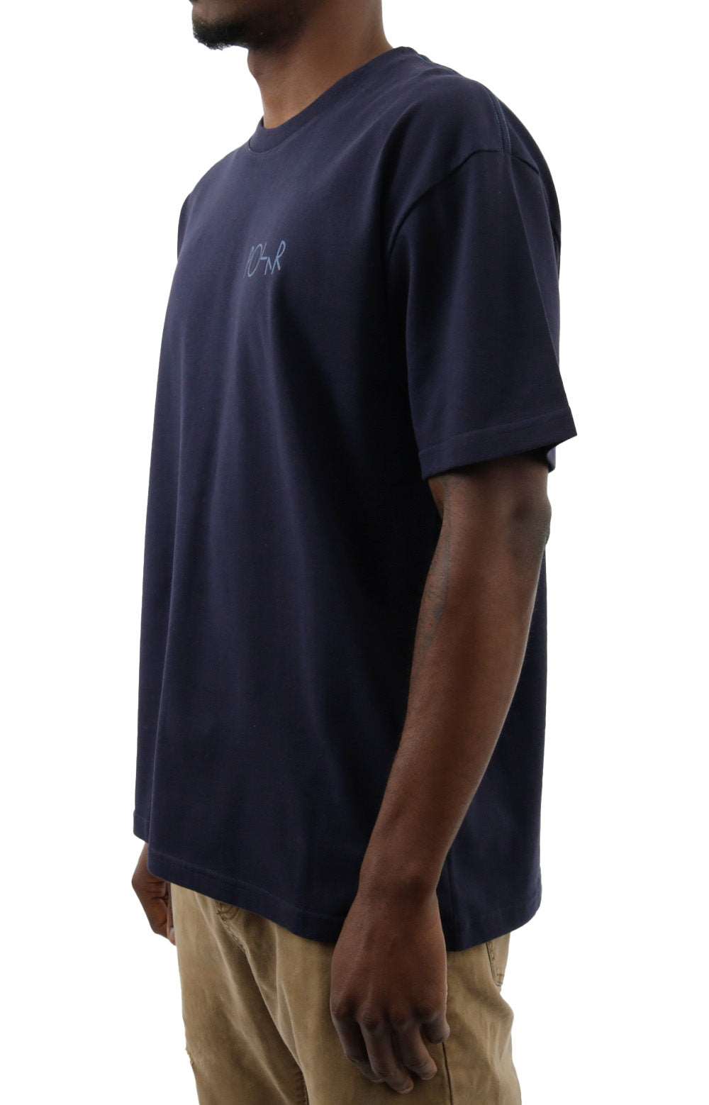Stroke Logo T-Shirt - Navy Blue
