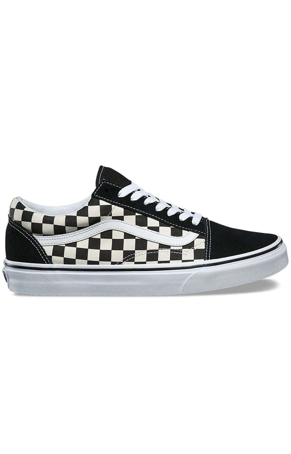 (8G1P0S) Primary Check Old Skool Shoe - Black/White