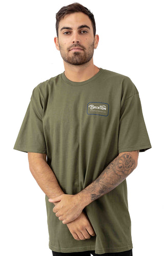 Grade T-Shirt - Olive/Navy