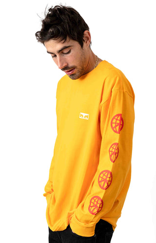 Obey One Love L/S Shirt - Gold
