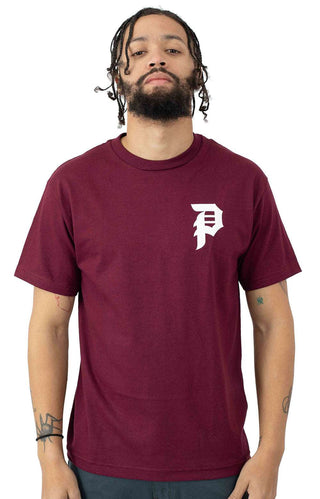 Dirty P T-Shirt - Burgundy