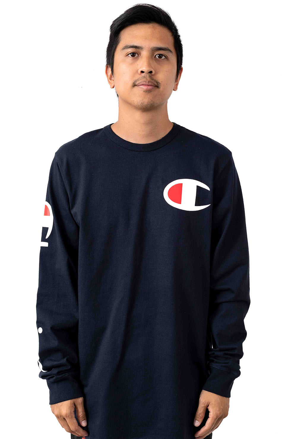 Heritage Large C L/S Shirt - Navy