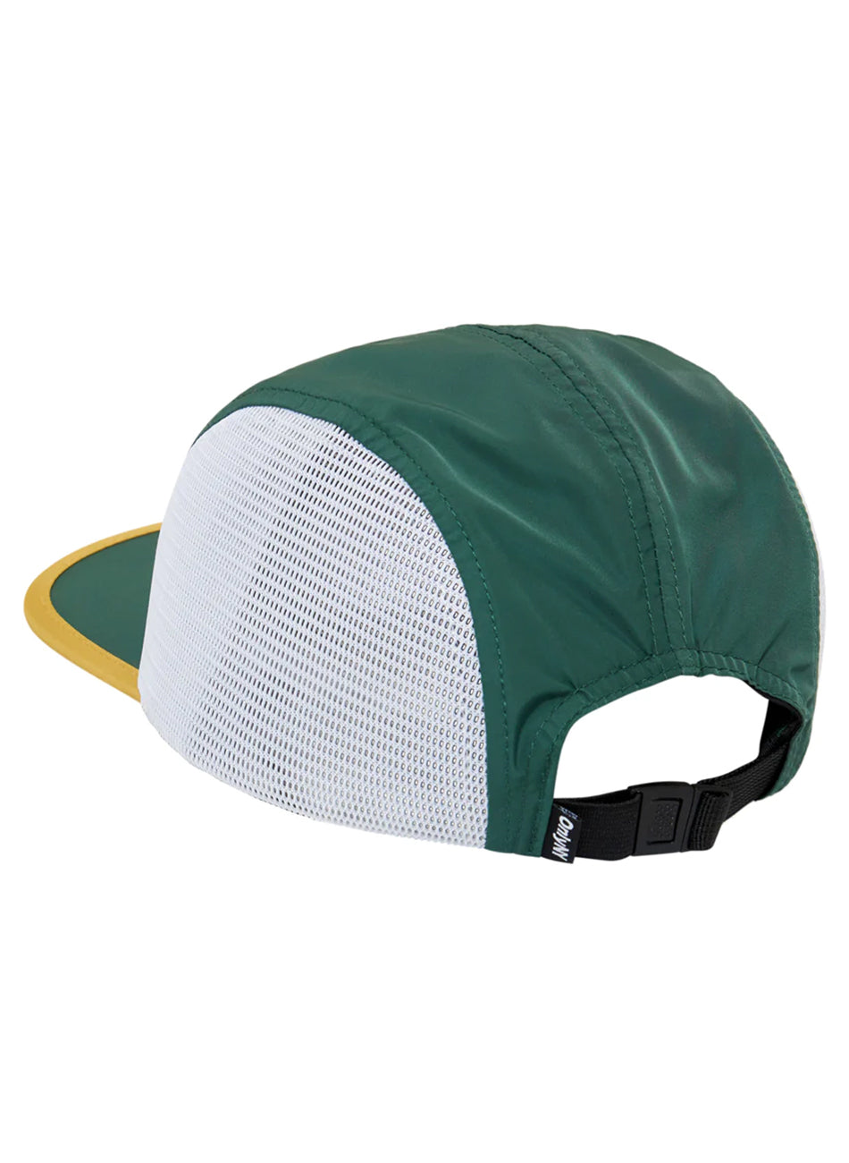 Sportswear Mesh 5-Panel Hat - Green/Burnt Orange