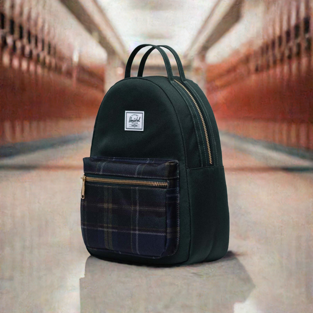 Herschel Nova Mini Backpack 11395-06016 - Winter Plaid in Darkest Spruce | Moose Limited