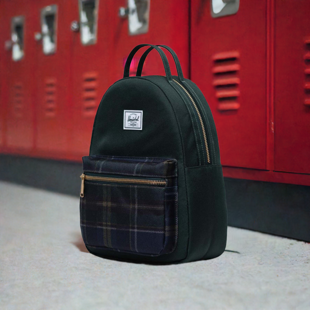 Herschel Nova Mini Backpack 11395-06016 - Winter Plaid in Darkest Spruce | Moose Limited