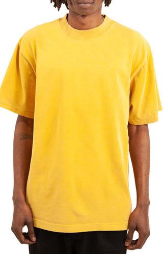 Max Heavyweight Garment Dyed S/S T-Shirt - Mustard