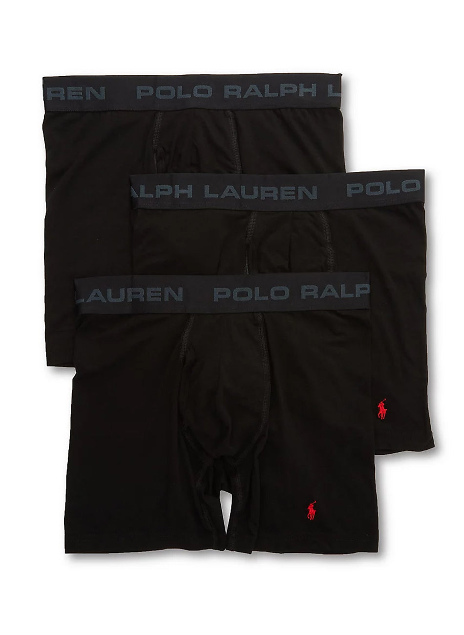 (RCBBP3-RP01) 3 Pack Freedom FX Friction Briefs - Polo Black/Red PP