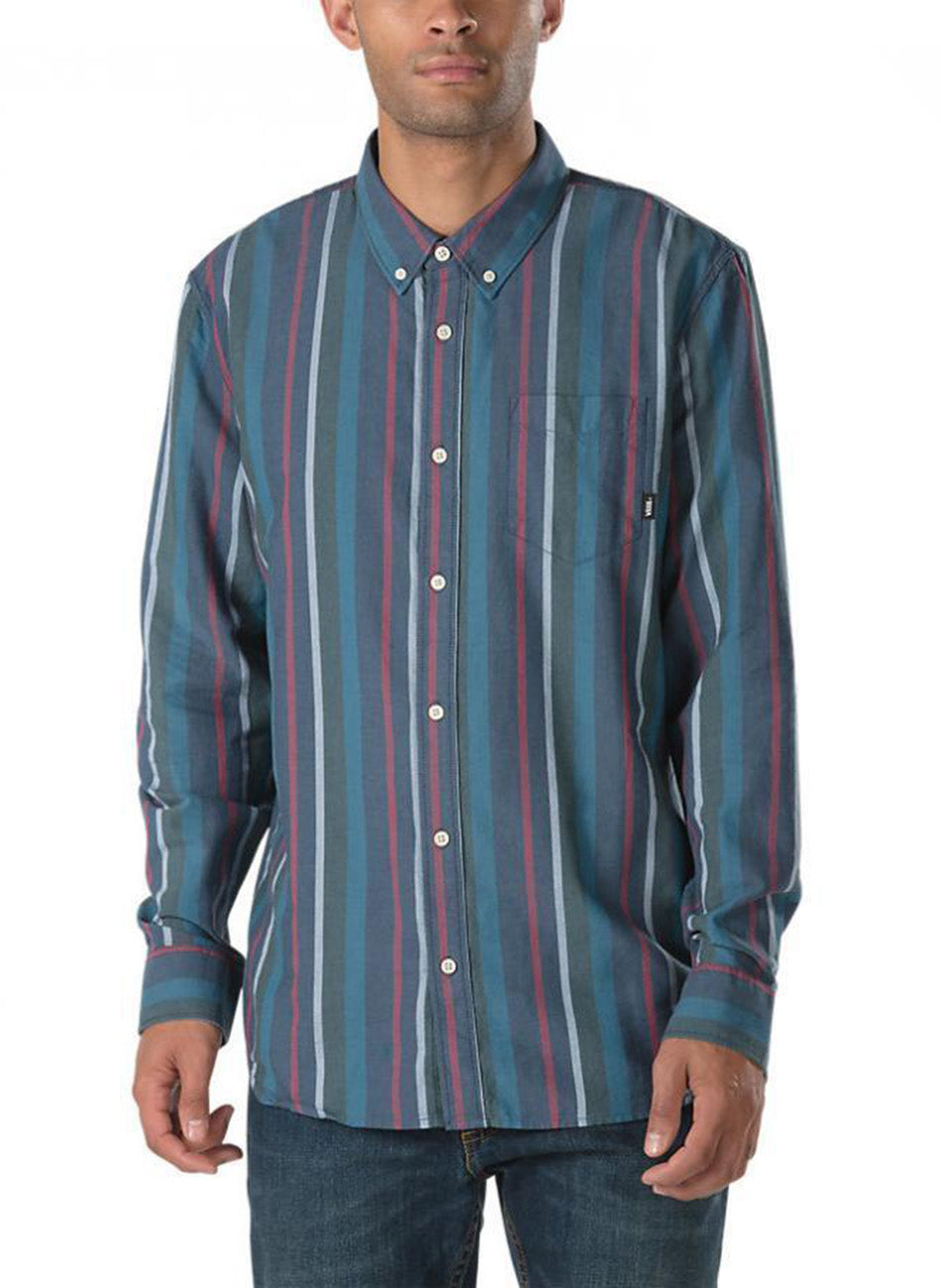 Houser L/S Button-Up Shirt - Dress Blue