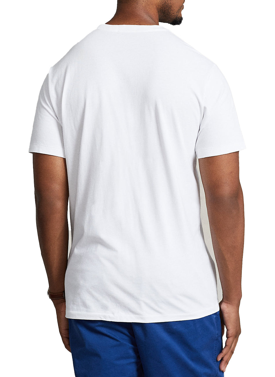 Polo Bear T-Shirt - White Denim Bear