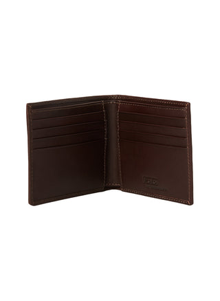 Leather Bi-Fold Wallet - Navy (405898662001)