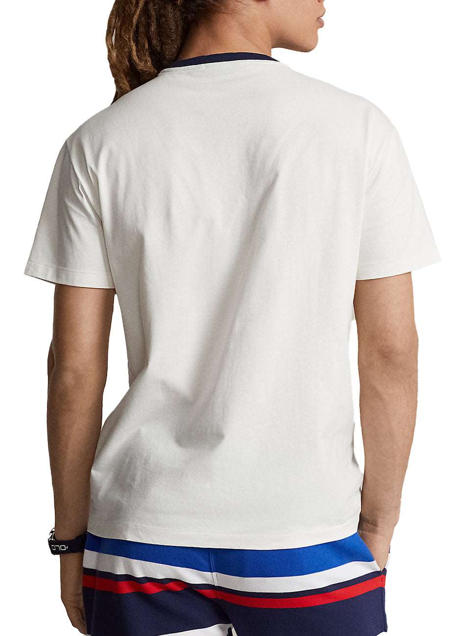 Jersey Ringer T-Shirt - White