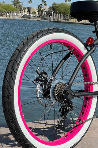 Sikk Wide Ride 7 Speed Ladies - Flat w Pink