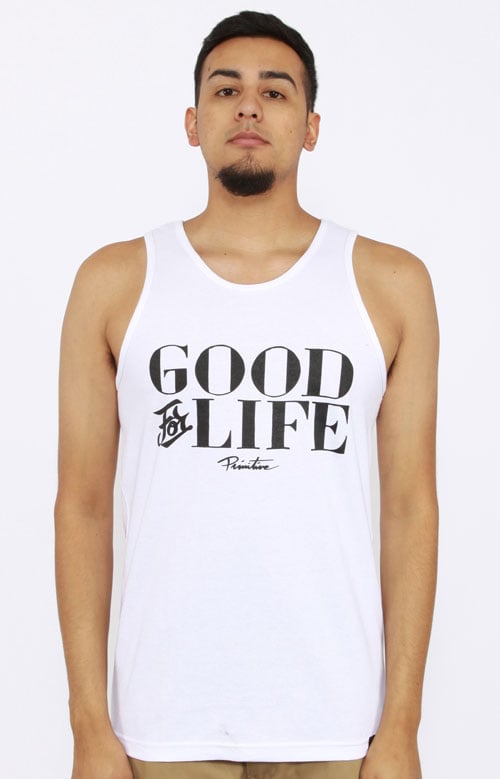 Good For Life Tank Top - White