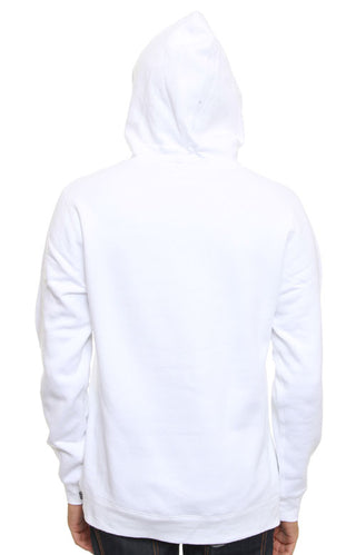 Tie Dye Box Logo Pullover Hoodie - White