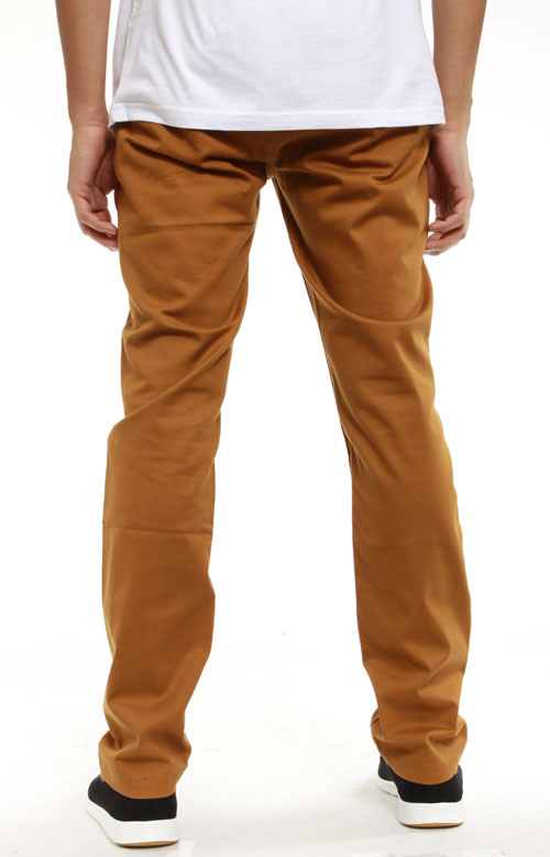Grain Slim Chino Pants - Copper