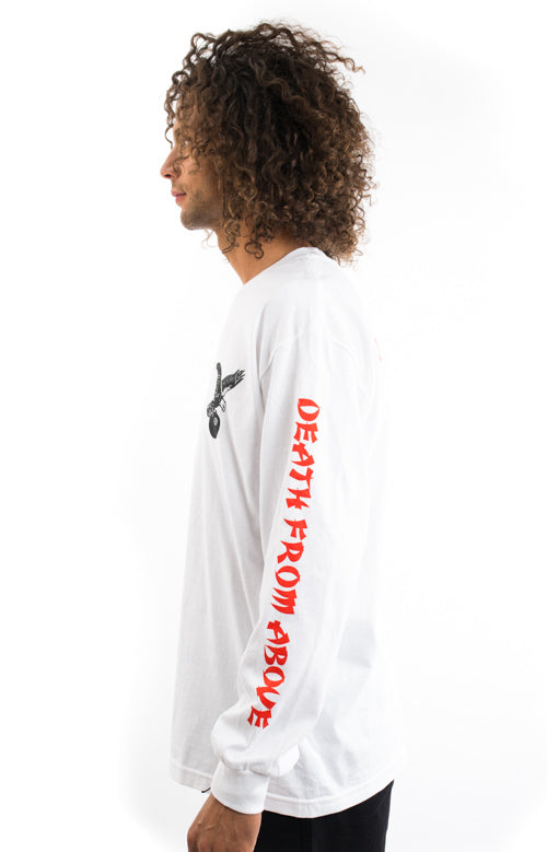Death From Above L/S Shirt - White