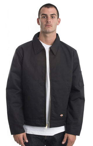 (TJ15BK) Insulated Eisenhower Jacket - Black