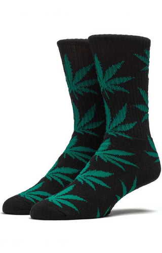 Plantlife Crew Socks - Black/Green
