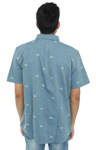Houser Button-Up Shirt - Dress Blue Washed
