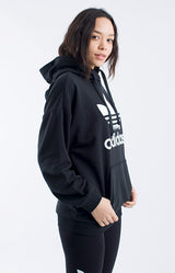 Adidas Black Trefoil Hoodie Pullover