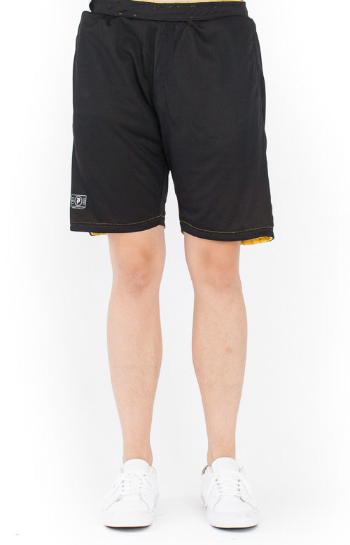 Dirty P Reversible Shorts - Gold/Black