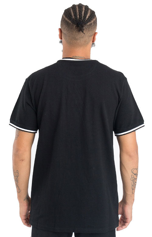Country Club Pique T-Shirt - Black