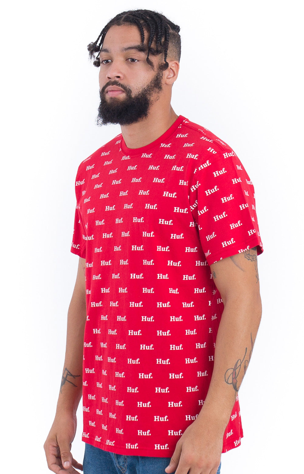 Domestic All Over Print T-Shirt - Red