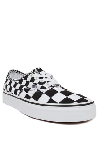 (8EMQ9B) Mix Checker Authentic Shoe - Black/White