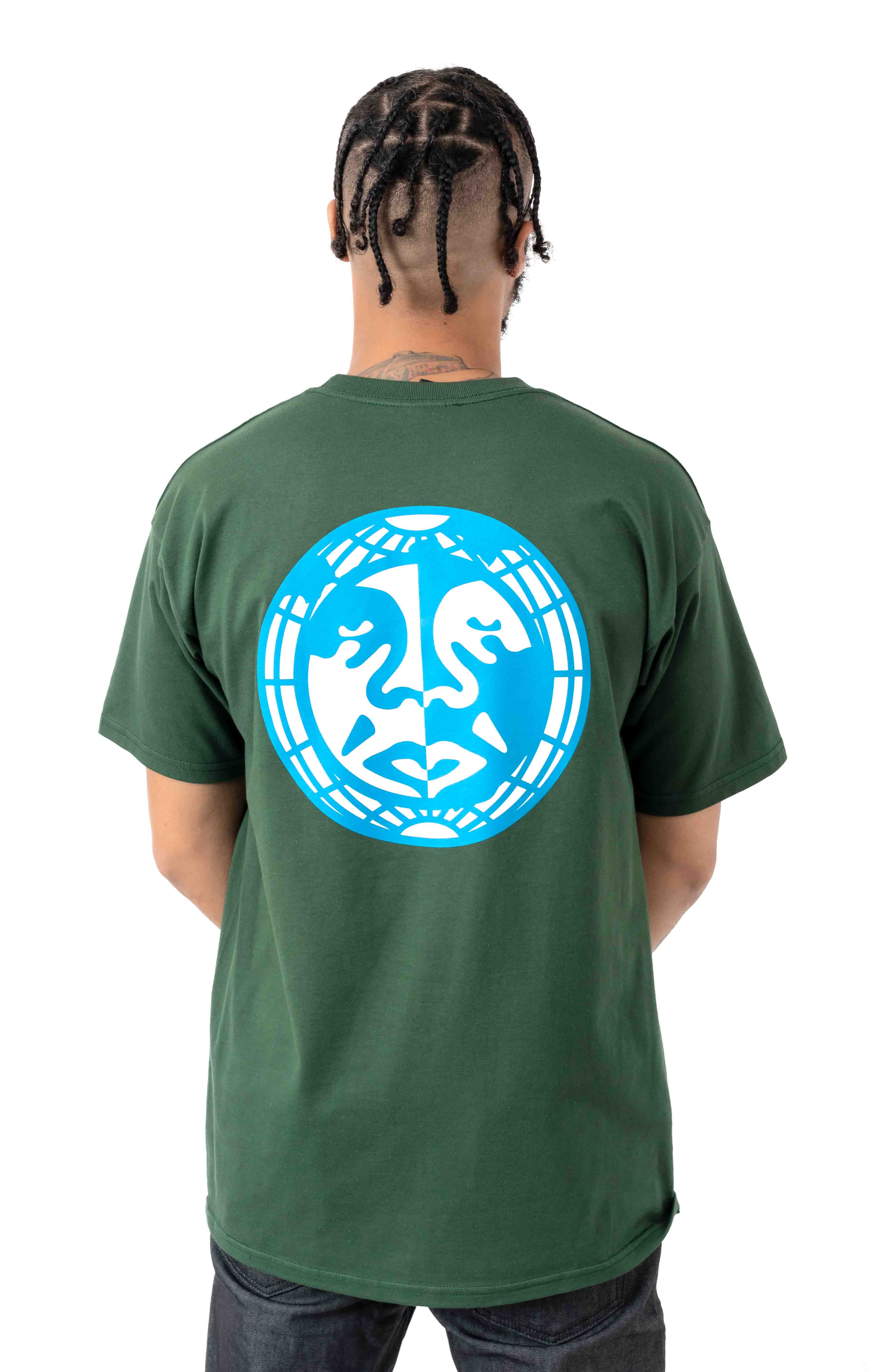 Obey Unity & Respect T-Shirt - Forest Green