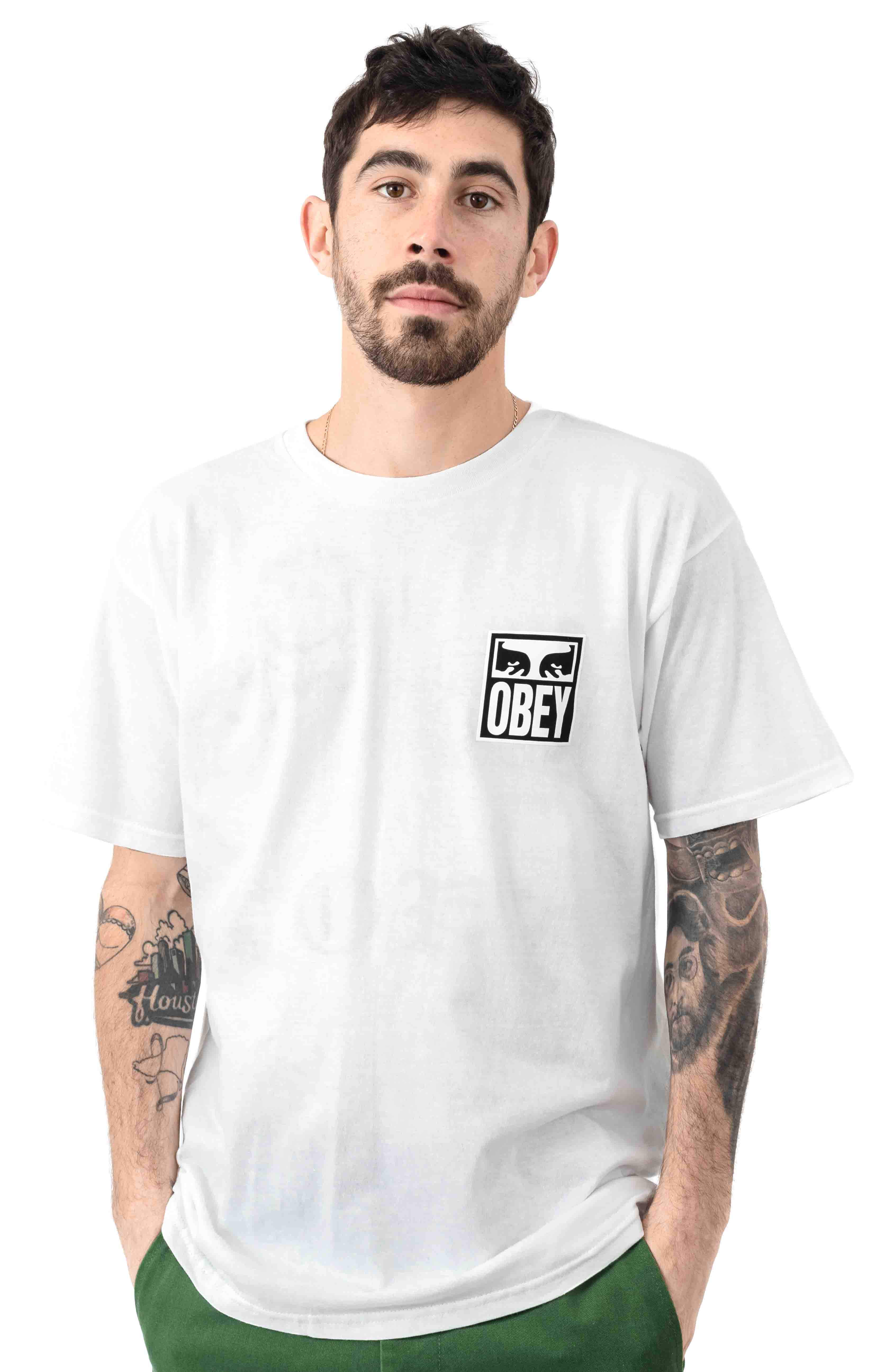 Obey Eyes Icon 2  T-Shirt - White