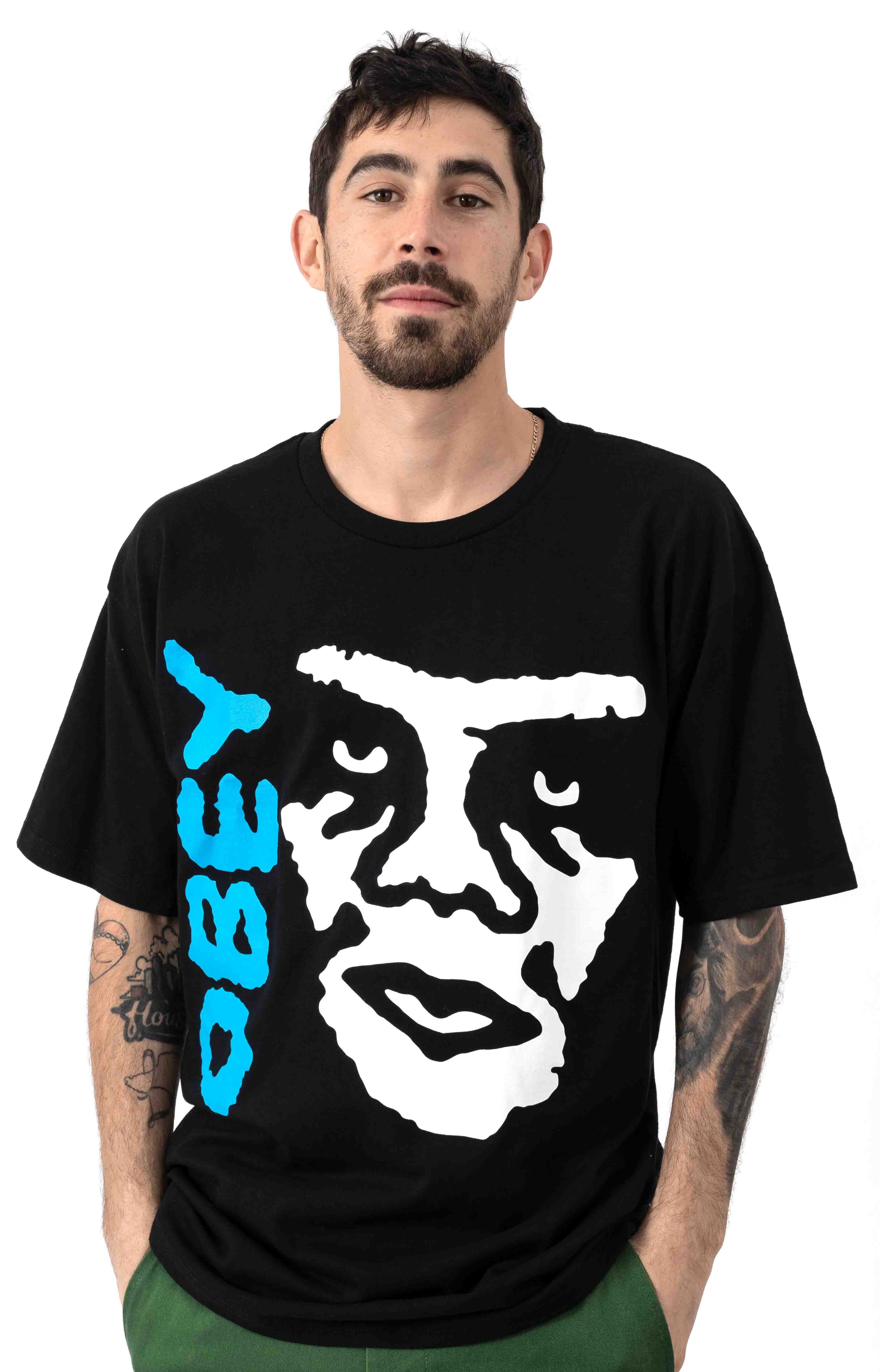 OBEY The Creeper 2 T Shirt Black MLTD