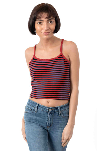 Hilary Tank Top - Lava Red
