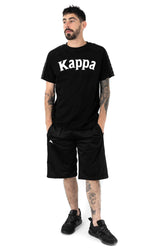 Kappa 222 Banda Treadwellz Men's Shorts - Classic Black/White Design