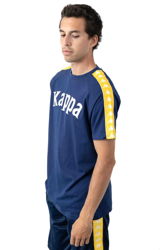 222 Banda Balima T-Shirt - Blue Mid/Yellow