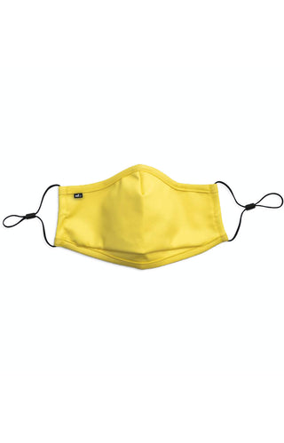 Adult Anti Bacterial Knit Face Mask - Yellow