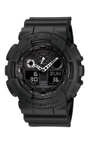 GA100-1A1 Big Combination Military Watch - All Black