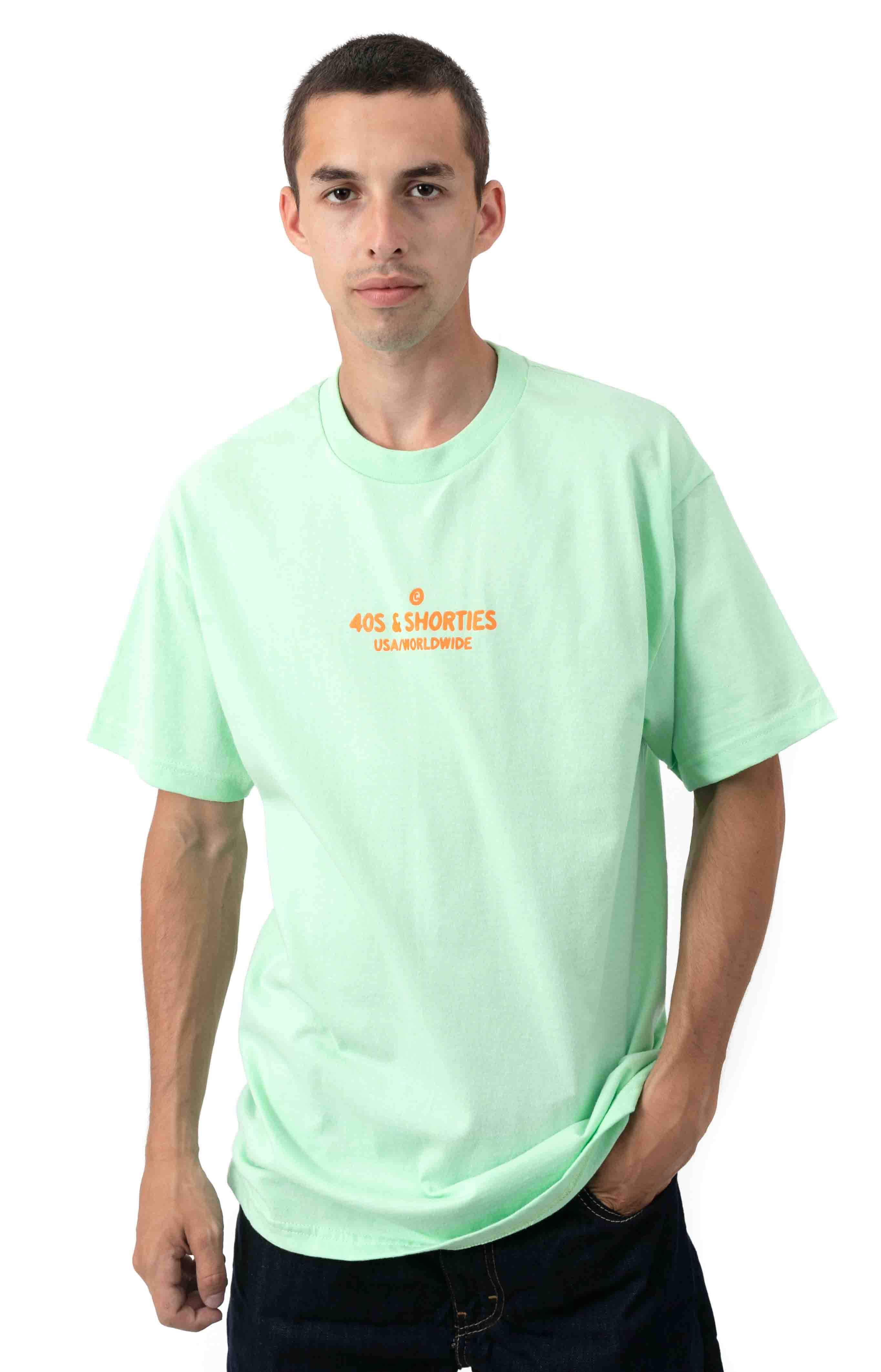 Toon Text Logo T-Shirt - Mint
