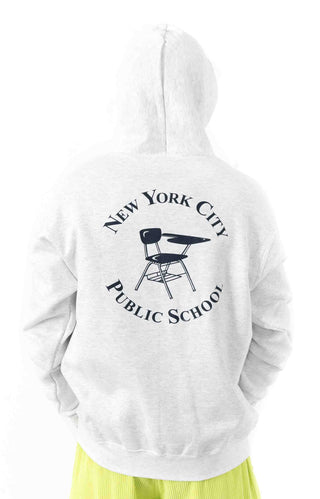 NYC Public School Pullover Hoodie - Ash