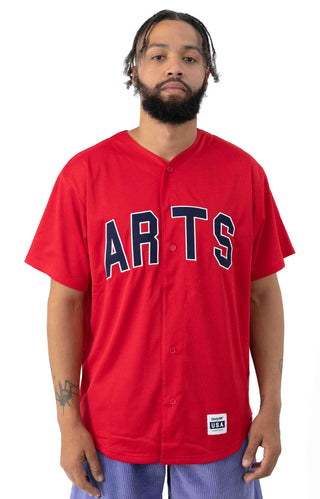 Arts Baseball Jersey - Red