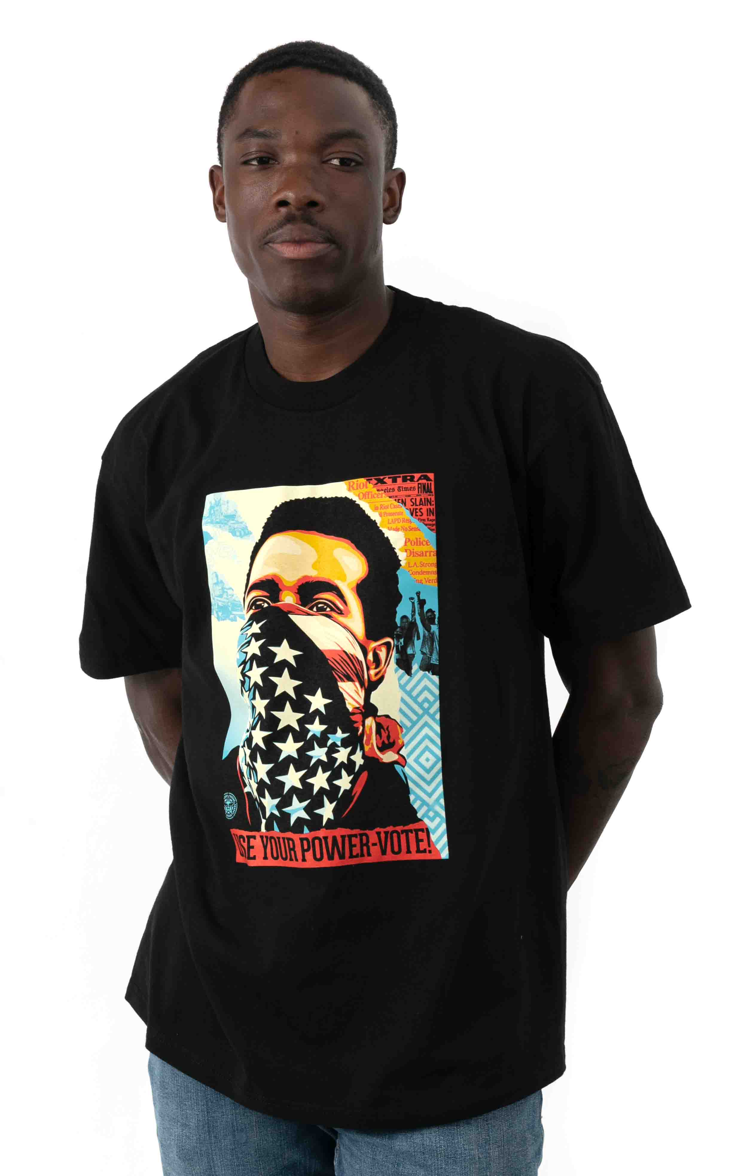 American Rage Vote T-Shirt - Black